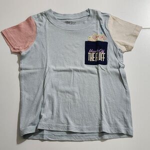 Disney Girls Toy Story 4 Pastel Color Colorblock Pocket T-Shirt 3t